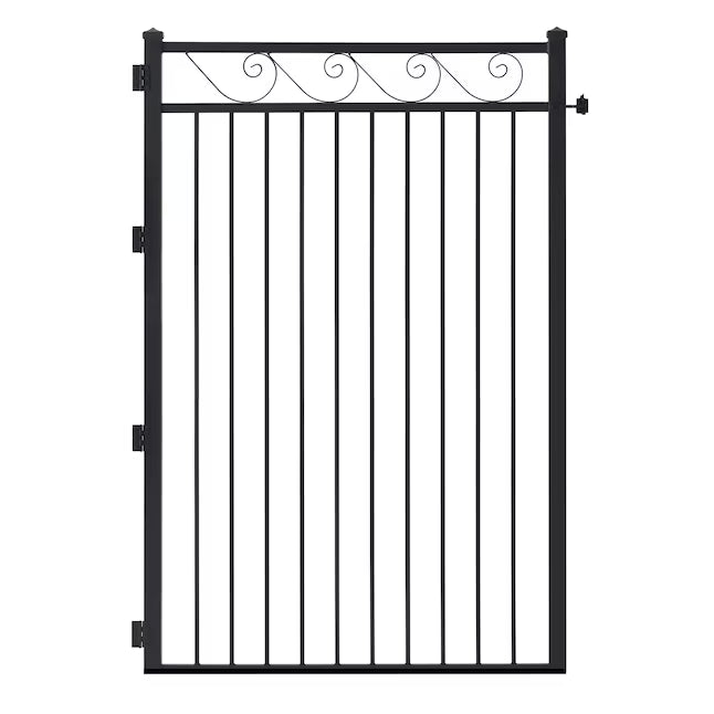 Pedestrian Metal Gate _ Wave-Lines Design _ Canadian Crafted Excellence_MF-MG-010