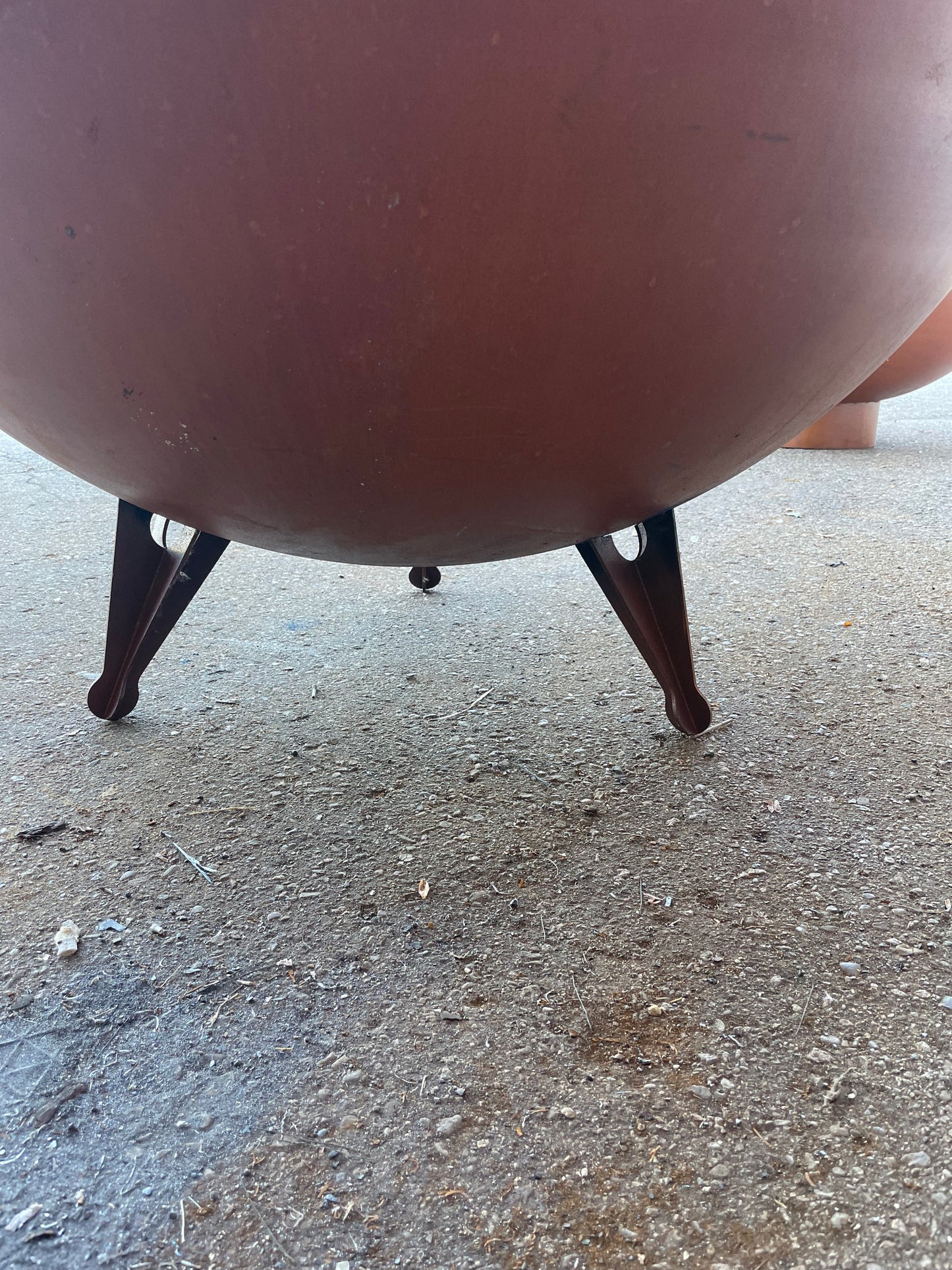 Elegant 40''-47''in Huge, Deep & Thick Fire pit _Heavy Duty Corten Weathered Steel _ Custom Canadian Product _ MF-FP-001