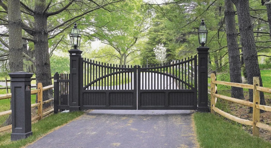Massive Style Metal Driveway Gate _ Canadian Crafted Excellence_GG-172