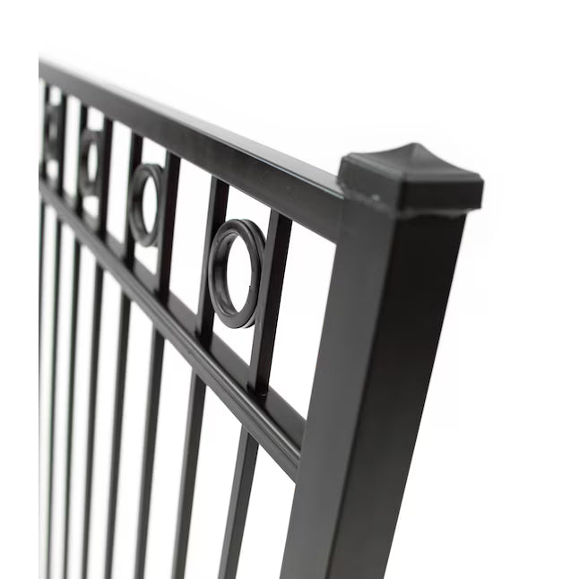 Pedestrian Metal Gate _ Rings On-Off Design _ Canadian Crafted Excellence_MF-MG-011