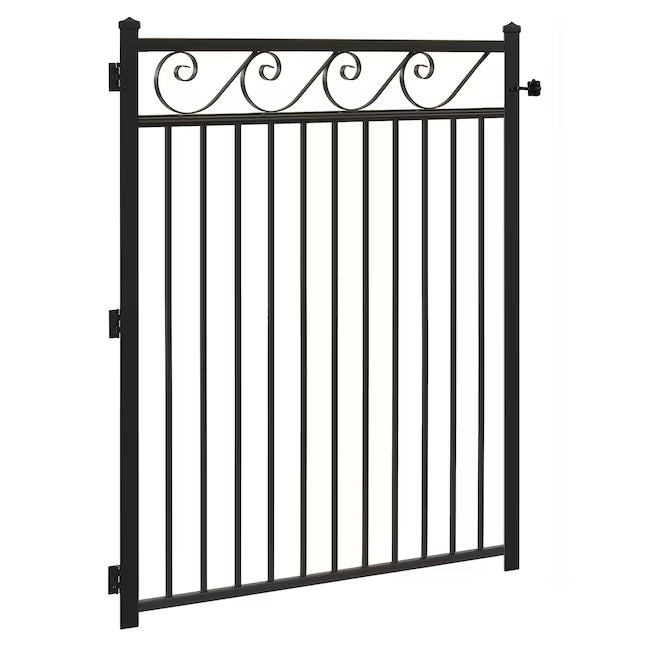 Pedestrian Metal Gate _ Wave-Lines Design _ Canadian Crafted Excellence_MF-MG-010