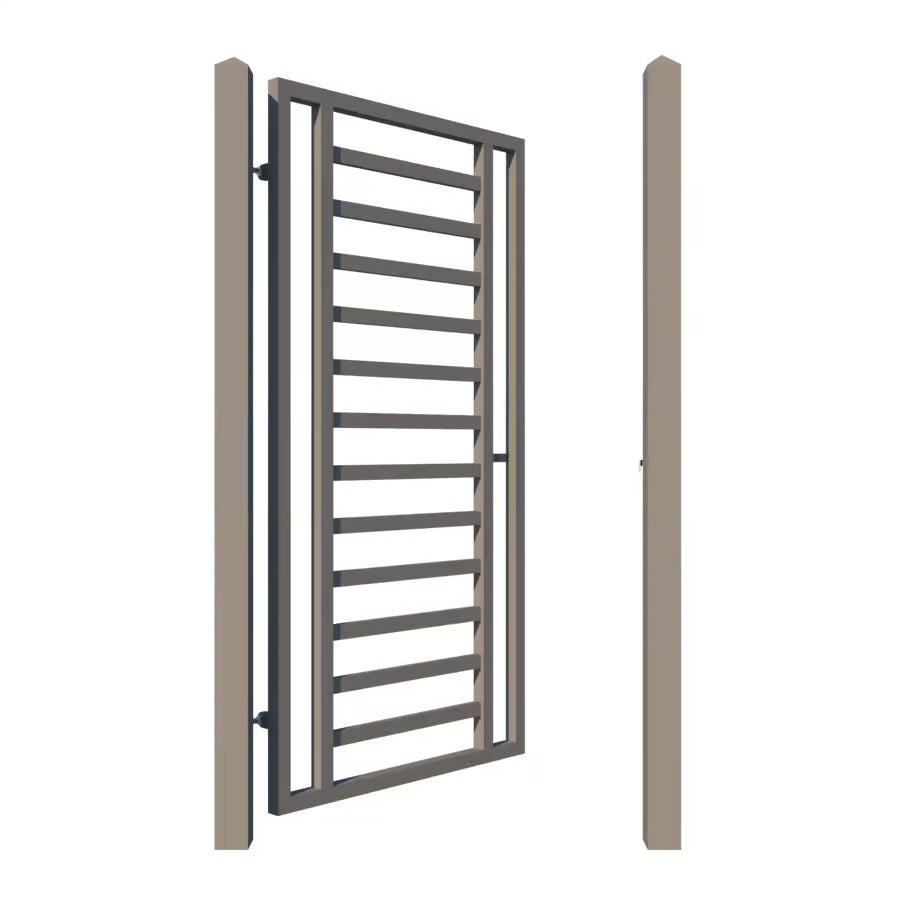 Pedestrian Metal Gate _ Cool Design _ Canadian Crafted Excellence_MF-MG-014