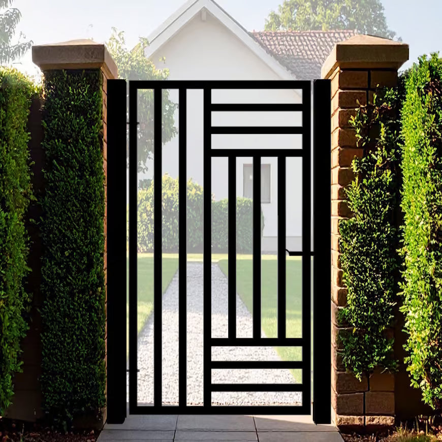 Pedestrian Metal Gate _ Doora Design _ Canadian Crafted Excellence_MF-MG-013