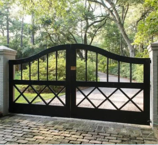 A Timeless Elegance Driveway Gate | Canadian Crafted Excellence  _ GG-026