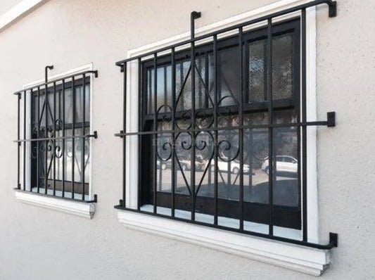 Custom Window guard, Window grille, Window grate, Window grid, Iron window grill panel