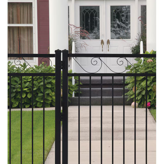 Pedestrian Metal Gate _ Wave-Lines Design _ Canadian Crafted Excellence_MF-MG-010