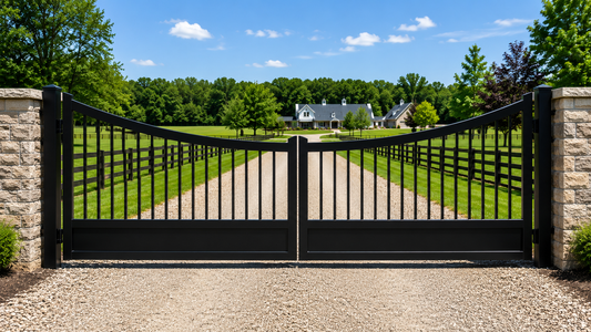 Rome Style Heavy-Duty Steel Driveway Gate – GG-191