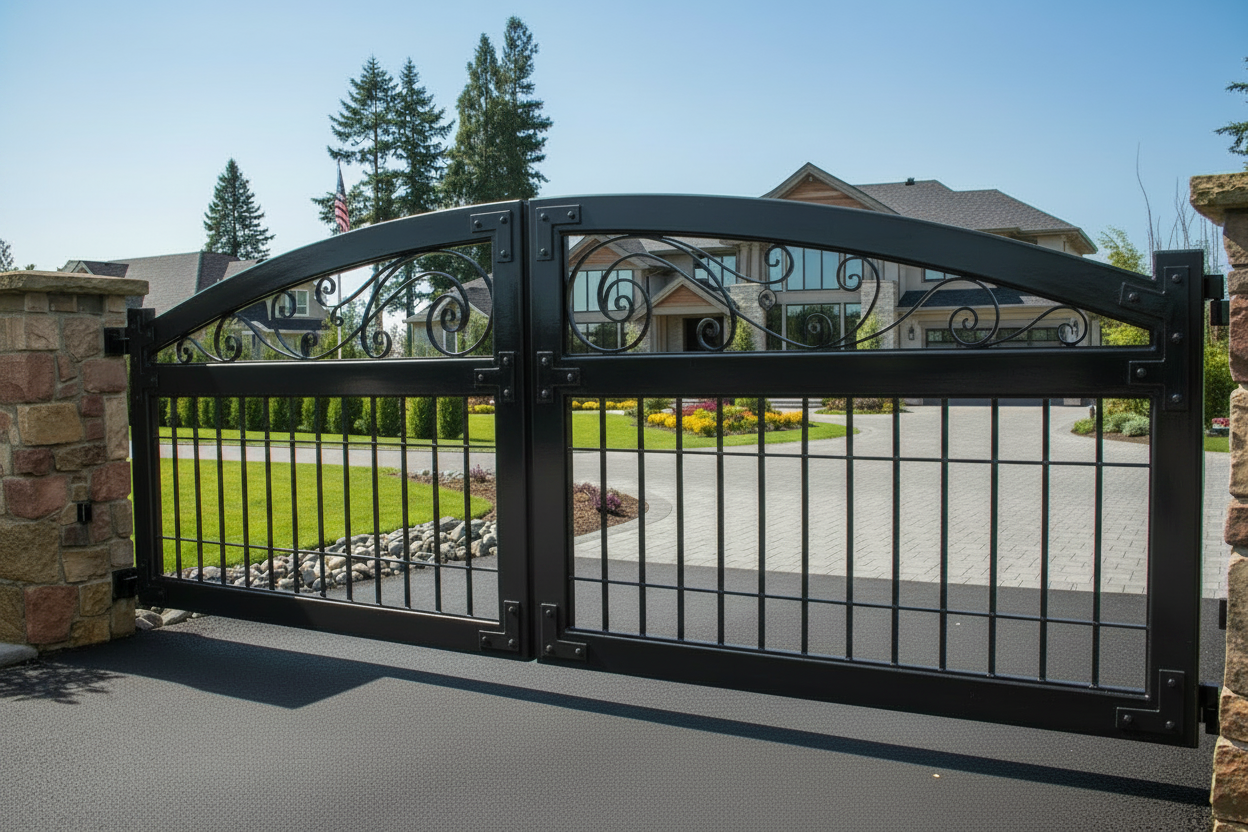A Uplifting Style Metal Gate _Heavy Duty_ Canadian Crafted Excellence _ GG-005