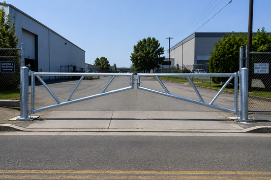 Industrial Barrier Gate — Heavy Duty Galvanized | Commercial & Parking Control | MF-BG-001