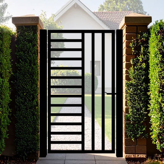 Pedestrian Metal Gate _ Doora Design _ Canadian Crafted Excellence_MF-MG-013