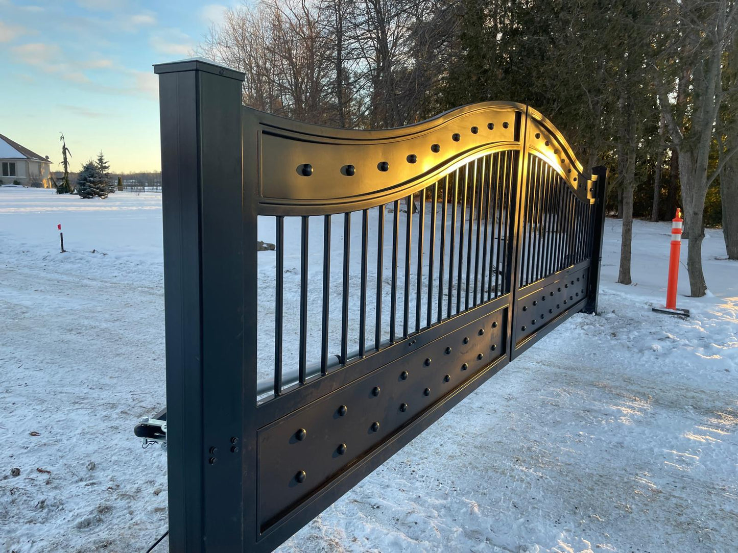 Aggressive Swing Gate _ Metal Gate _ Steel Entry gate _GG-038