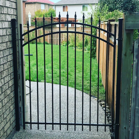 Pedestrian Metal Gate _ Beta Design _ Canadian Crafted Excellence_MF-MG-012