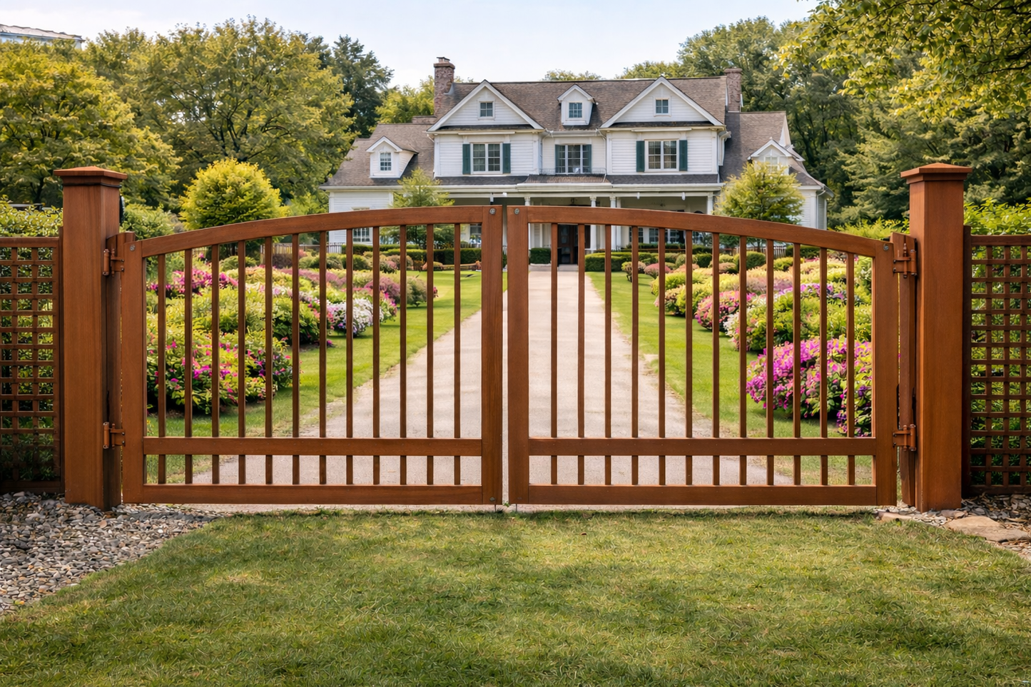 X Advanced Dense Metal Driveway Gate _ Canadian Crafted Excellence_GG-034