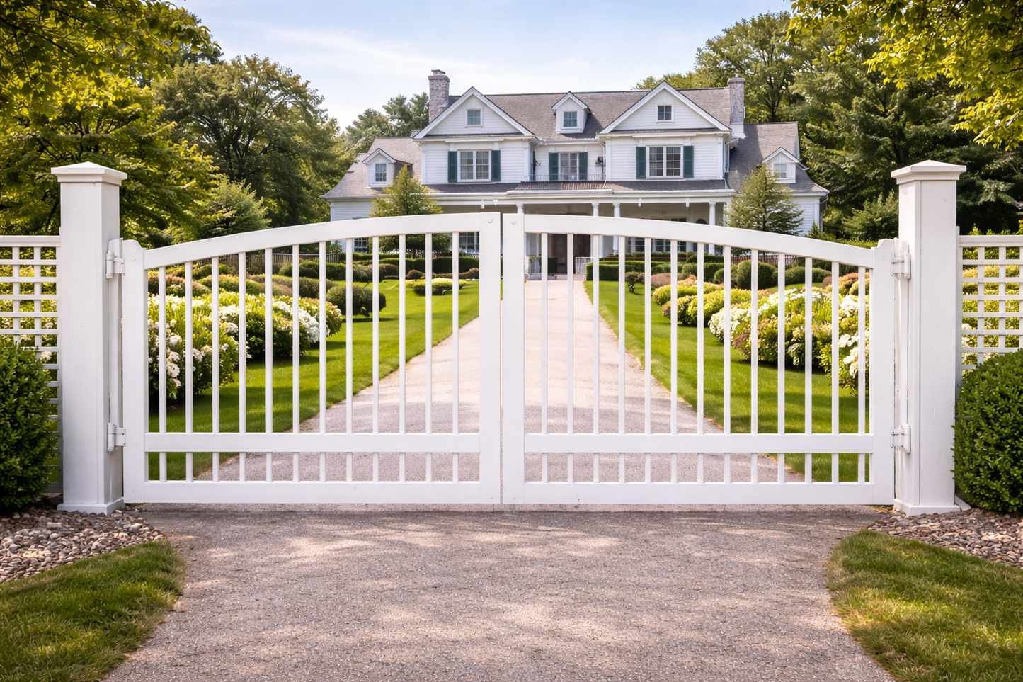 X Advanced Dense Metal Driveway Gate _ Canadian Crafted Excellence_GG-034