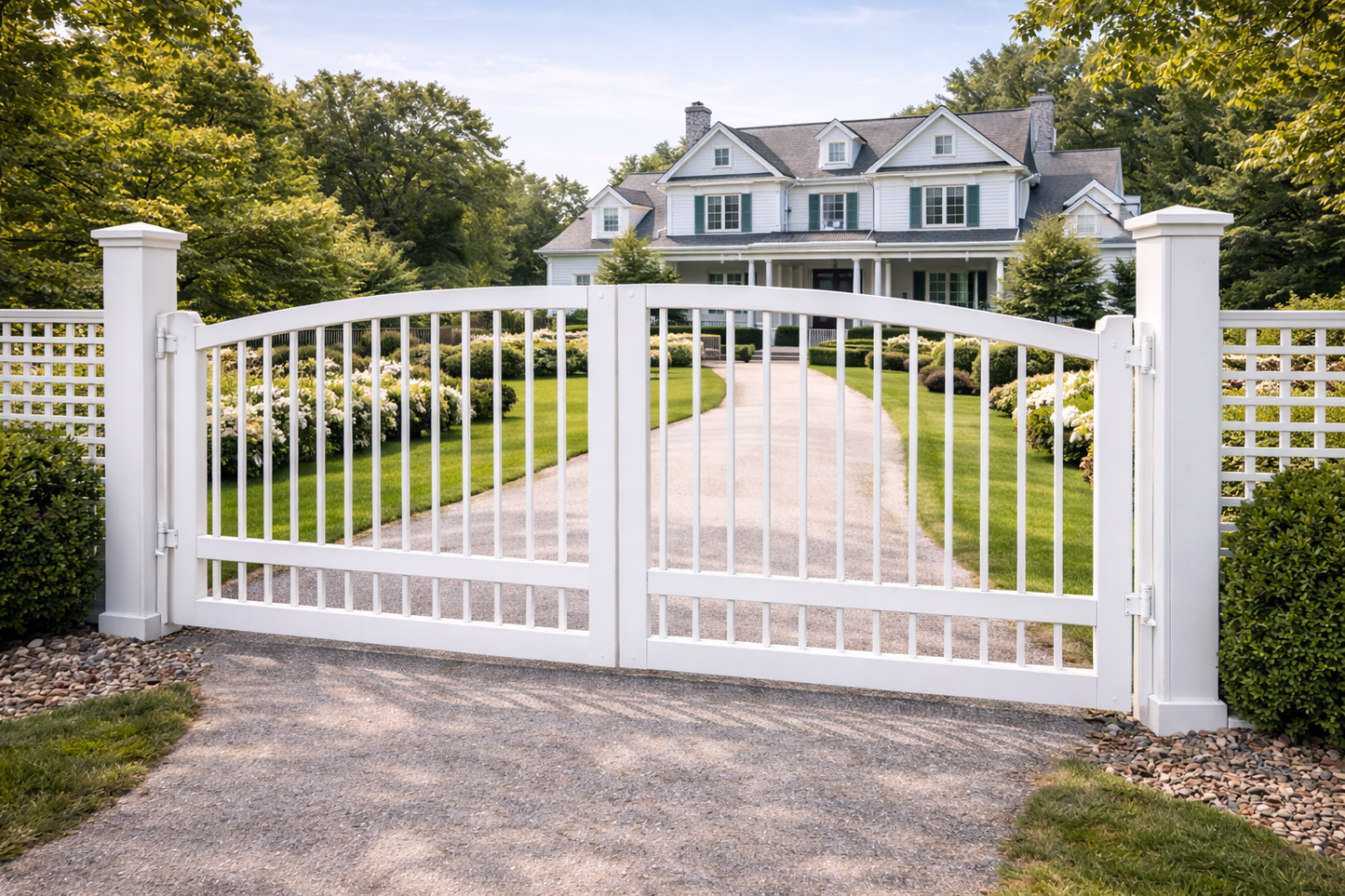 X Advanced Dense Metal Driveway Gate _ Canadian Crafted Excellence_GG-034