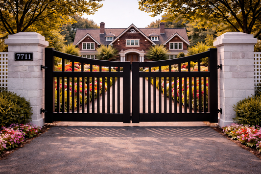 Vertical Vision Style Metal Gate _Heavy Duty_ Canadian Crafted Excellence _ GG-006