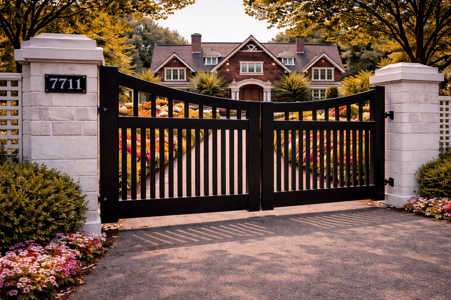 Vertical Vision Style Metal Gate _Heavy Duty_ Canadian Crafted Excellence _ GG-006