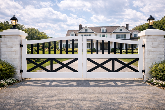 A Timeless Elegance Driveway Gate | Canadian Crafted Excellence  _ GG-026