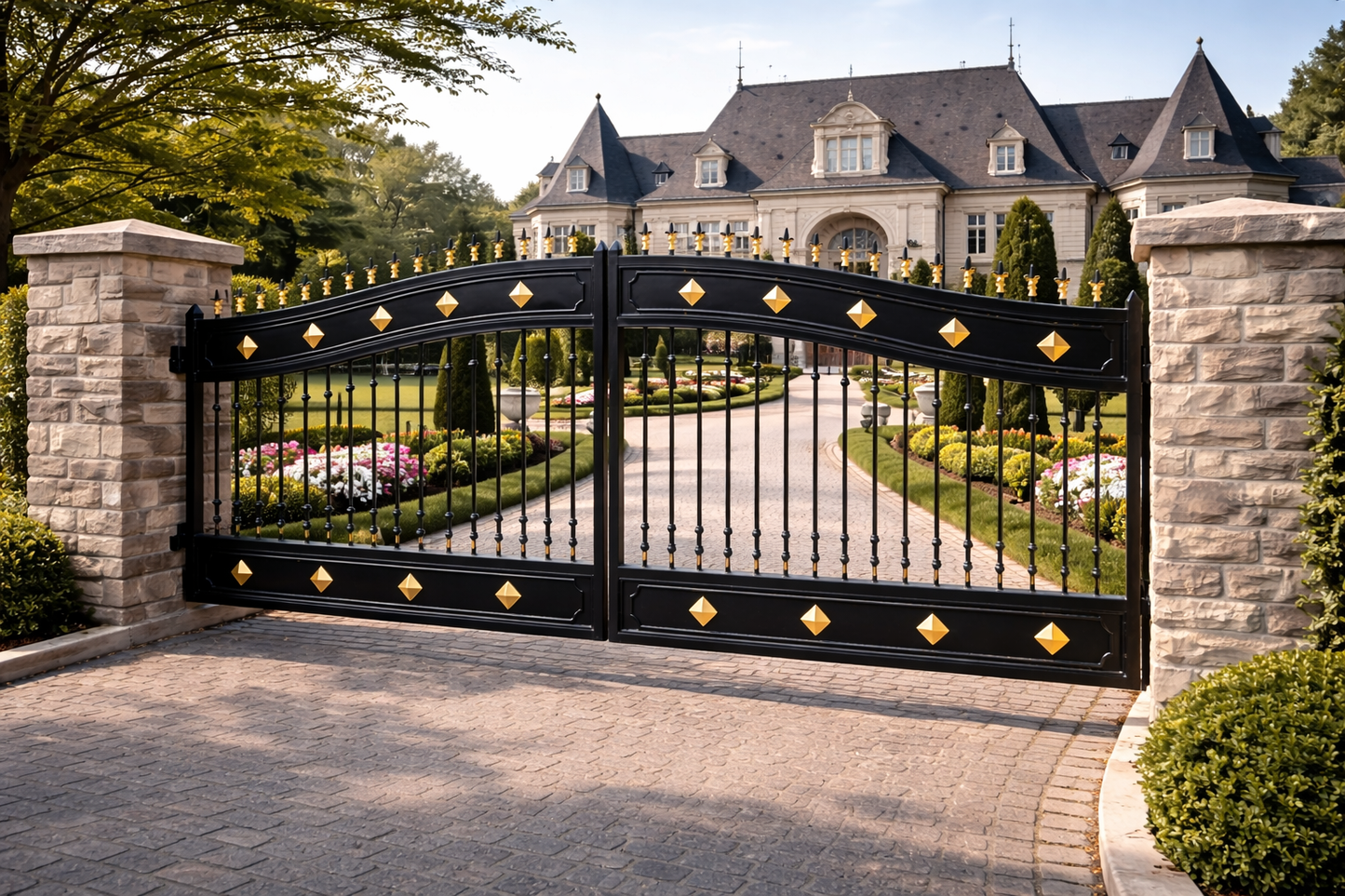 Castle Swing Design _ Steel Gate _ Canadian Crafted Excellence_GG-024