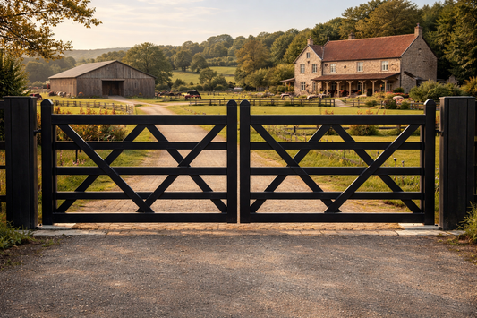 Icon Metal Driveway Gate _Heavy Duty_ Canadian Crafted Excellence _ GG-104